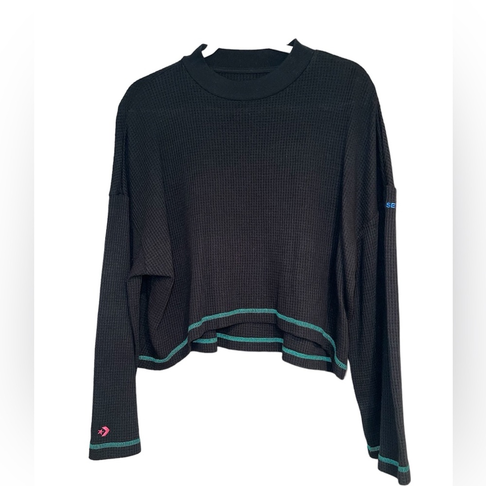 Converse waffle knit long sleeve